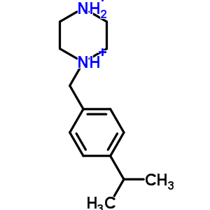 1-(4-異丙基芐基)哌嗪結(jié)構式_23145-95-1結(jié)構式