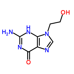 9-(2-Hydroxyethyl)guanine Structure,23169-33-7Structure