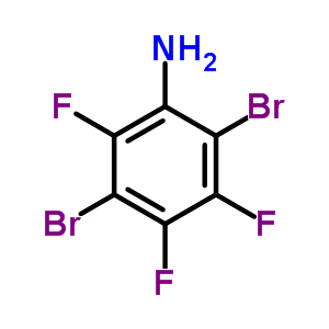 2,5-Dibromo-3,4,6-trifluoroaniline Structure,232267-32-2Structure