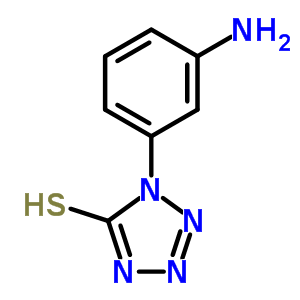 1-(3-Aminophenyl)-5-mercaptotetrazole Structure,23249-96-9Structure