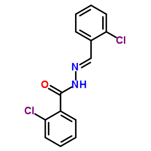 2-Chloro-n-[(2-chlorophenyl)methylideneamino]benzamide Structure,23289-02-3Structure