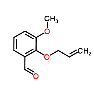 2-(Allyloxy)-3-methoxyBenzenecarbaldehyde Structure,23343-06-8Structure