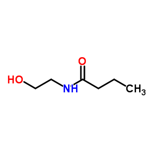 Butanamide,n-(2-hydroxyethyl)- Structure,23363-91-9Structure