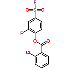 Benzoic acid,2-chloro-, 2-fluoro-4-(fluorosulfonyl)phenyl ester Structure,23379-10-4Structure