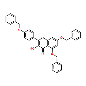 5,7-Bis-(benzyloxy)-2-(4-(benzyloxy)phenyl)-3-hydroxy-4h-chromen-4-one Structure,23405-70-1Structure