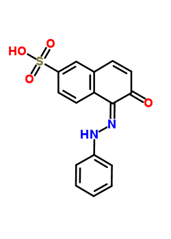 6-Hydroxy-5-(2-phenyldiazenyl)-2-naphthalenesulfonic acid Structure,23481-33-6Structure