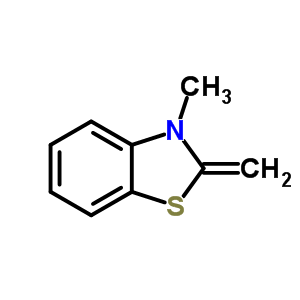 2,3-Dihydro-3-methyl-2-methylenebenzothiazole Structure,23574-67-6Structure