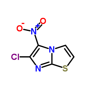 6-Chloro-5-nitroimidazo[2,1-b][1,3]thiazole Structure,23576-89-8Structure