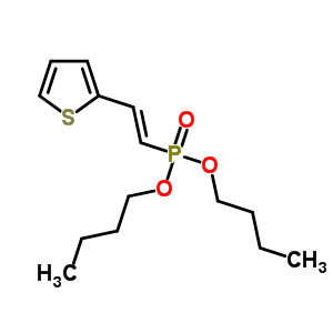 2-[(E)-2-二丁氧基膦乙烯]噻吩結(jié)構(gòu)式_23614-29-1結(jié)構(gòu)式