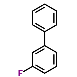 3-氟聯苯結構式_2367-22-8結構式