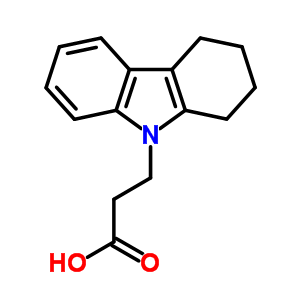 3-(1,2,3,4-Tetrahydro-9H-carbazol-9-yl)propanoic acid Structure,23690-80-4Structure