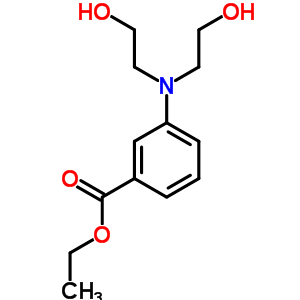 Benzoic acid,3-[bis(2-hydroxyethyl)amino]-, ethyl ester Structure,23730-39-4Structure