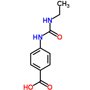 4-(3-Ethylureido)benzoicacid Structure,23754-41-8Structure