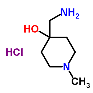 4-(Aminomethyl)-1-methyl-4-piperidinolhydrochloride Structure,23804-63-9Structure