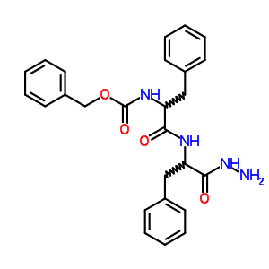 (9CI)-N-[N-[(苯基甲氧基)羰基]-L-苯基丙氨酰基]-L-苯基丙氨酸肼結(jié)構(gòu)式_23815-00-1結(jié)構(gòu)式