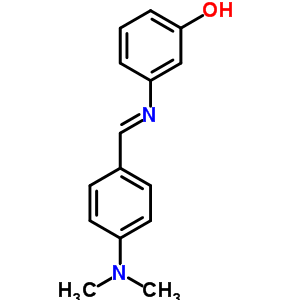 Phenol,3-[[[4-(dimethylamino)phenyl]methylene]amino]- Structure,23837-35-6Structure