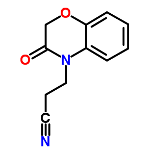 2,3-Dihydro-3-Oxo-4H-1,4-Benzoxazine-4-Propionitrile Structure,23866-12-8Structure