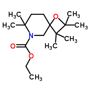 2,2,3,3,7,7-六甲基-1-噁-6-氮雜螺[3.5]壬烷-6-羧酸乙酯結(jié)構(gòu)式_240113-59-1結(jié)構(gòu)式