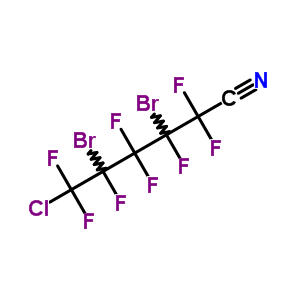 2,4-Dibromo-5-chlorooctafluoropentanonitrile Structure,240800-52-6Structure