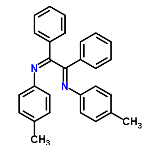 Benzenamine,n,n-(1,2-diphenyl-1,2-ethanediylidene)bis[4-methyl- Structure,24099-56-7Structure