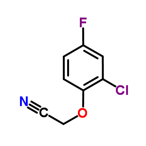 2-(2-Chloro-4-fluorophenoxy)acetonitrile Structure,24115-19-3Structure