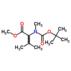 n-[(1,1-二甲基乙氧基)羰基]-n-甲基-L-纈氨酸甲酯結(jié)構(gòu)式_24164-06-5結(jié)構(gòu)式