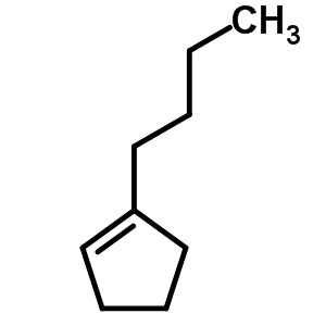 1-Butylcyclopentene Structure,2423-01-0Structure