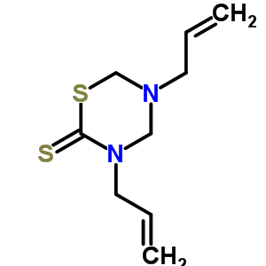 2H-1,3,5-thiadiazine-2-thione,tetrahydro-3,5-di-2-propen-1-yl- Structure,2423-24-7Structure