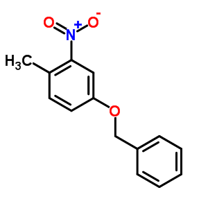 4-Benzyloxy-2-nitrotoluene Structure,24239-67-6Structure