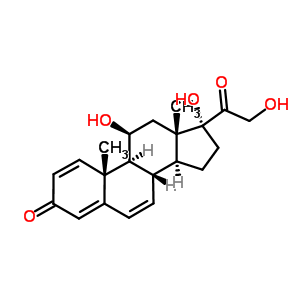 6-Dehydro prednisolone Structure,2427-64-7Structure