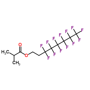 1H,1H,2H,2H-perfluorooctyl isobutyrate Structure,242812-05-1Structure