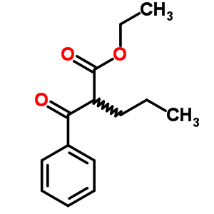 2-苯甲酰基戊酸乙酯結(jié)構(gòu)式_24317-96-2結(jié)構(gòu)式