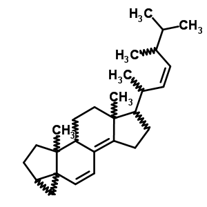 3,5-Cycloergosta-6,8(14),22-triene Structure,24352-51-0Structure