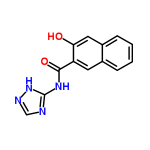 2-Naphthalenecarboxamide,3-hydroxy-n-1h-1,2,4-triazol-5-yl- Structure,24445-29-2Structure