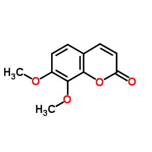 7,8-Dimethoxycoumarin standard Structure,2445-80-9Structure