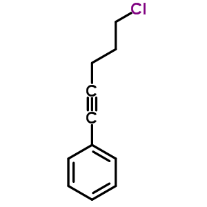 Benzene,(5-chloro-1-pentyn-1-yl)- Structure,24463-87-4Structure