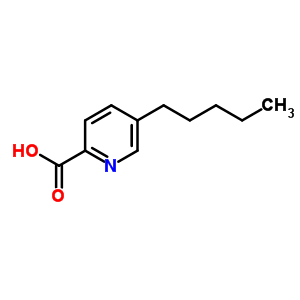 5-Pentyl-pyridine-2-carboxylic acid Structure,24472-57-9Structure