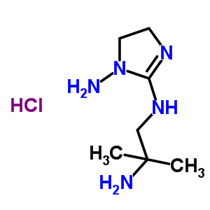 N2-(2-amino-2-methylpropyl)-4,5-dihydro-1h-imidazole-1,2-diamine dihydrochloride Structure,244784-29-0Structure