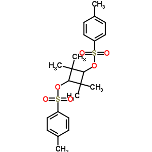 1-Methyl-4-[2,2,4,4-tetramethyl-3-(4-methylphenyl)sulfonyloxy-cyclobutyl]oxysulfonyl-benzene Structure,24525-90-4Structure