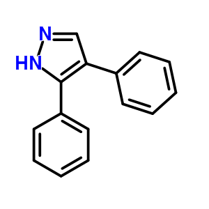 1H-pyrazole, 3,4-diphenyl- Structure,24567-08-6Structure