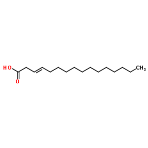 3-Hexadecenoic acid Structure,2457-70-7Structure