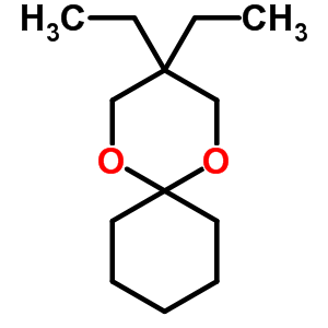 1,5-Dioxaspiro[5.5]undecane,3,3-diethyl- Structure,24571-12-8Structure