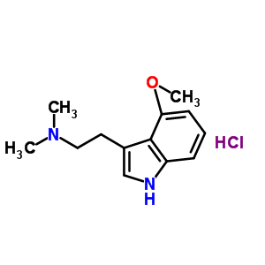 2-(4-Methoxy-1h-indol-3-yl)-n,n-dimethylethanamine hydrochloride (1:1) Structure,24581-42-8Structure