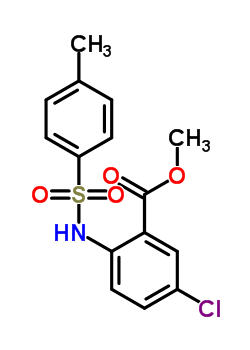 5-Chloro-2-[[(4-methylphenyl)sulfonyl]amino]benzoic acid methyl ester Structure,247237-38-3Structure