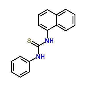 Thiourea,n-1-naphthalenyl-n-phenyl- Structure,24775-57-3Structure