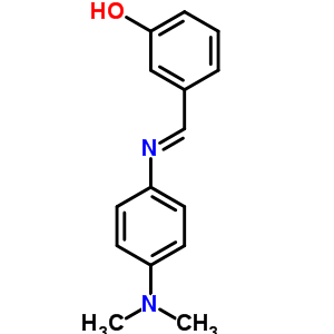 Phenol,3-[[[4-(dimethylamino)phenyl]imino]methyl]- Structure,24776-53-2Structure