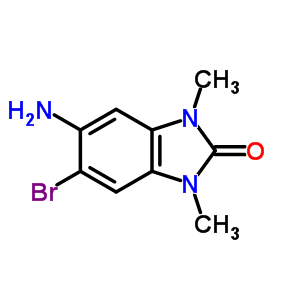 5-Amino-6-bromo-1,3-dimethyl-1,3-dihydro-benzoimidazol-2-one Structure,24786-52-5Structure