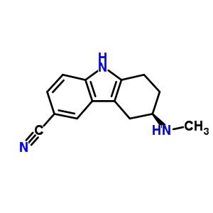 3R-6-cyano-3-n-methylamino-1,2,3,4-tetrahydrocarbazole Structure,247939-84-0Structure