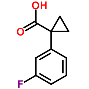 1-(3-Fluoro-phenyl)-cyclopropanecarboxylic acid Structure,248588-33-2Structure