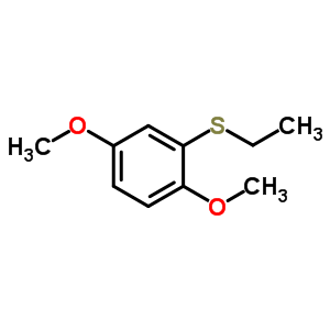 1,4-Dimethoxy-2-ethylthiobenzene Structure,24920-39-6Structure